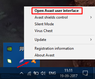 turn off avast on mac for brief time